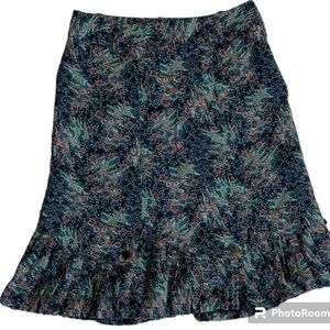 Marc Jacobs Abstract Print Silk Skirt Size 2